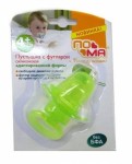 Соска-пустышка силиконовая, Пома 1 шт арт. 3612 с футляром с рождения