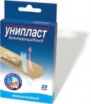 Лейкопластырь бактерицидный, Унипласт р. 1.9смх7.2см 8 шт влагостойкий