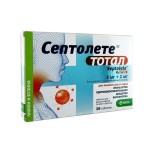 Септолете тотал, таблетки для рассасывания 3 мг+1 мг 16 шт лимон и бузина
