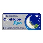 СонНорм Дуо, таблетки покрытые пленочной оболочкой 3.00 мг+1.16 мг+28.00 мг 30 шт