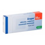 Аторис, таблетки покрытые пленочной оболочкой 10 мг 10 шт