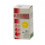 Флутамид, таблетки покрытые пленочной оболочкой 250 мг 20 шт